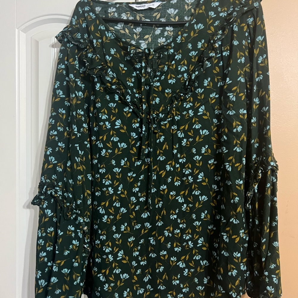 Sonoma Blouse plus size cotton